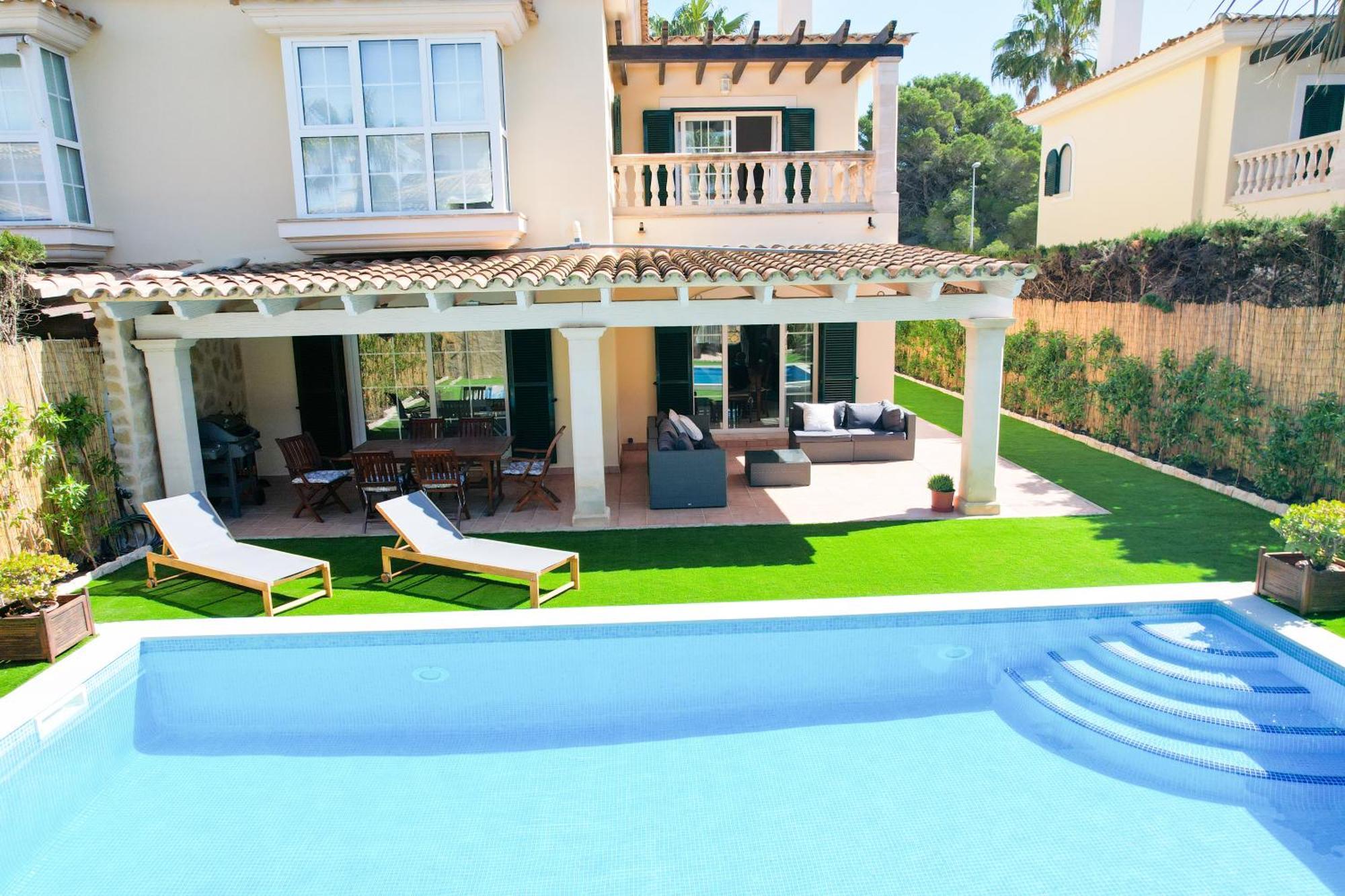 Casa Pinsa - Grosszuegiges Mediterran-Stilvolles Ferienhaus Mit Eigenem Pool In Puig De Ros Llucmajor  Exterior photo